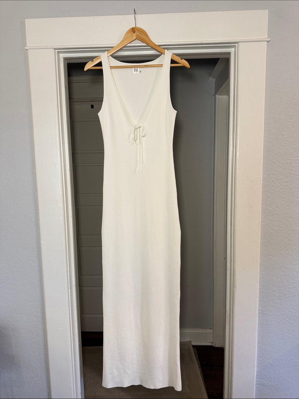 Helsa Teva Knit Dress White Size Medium